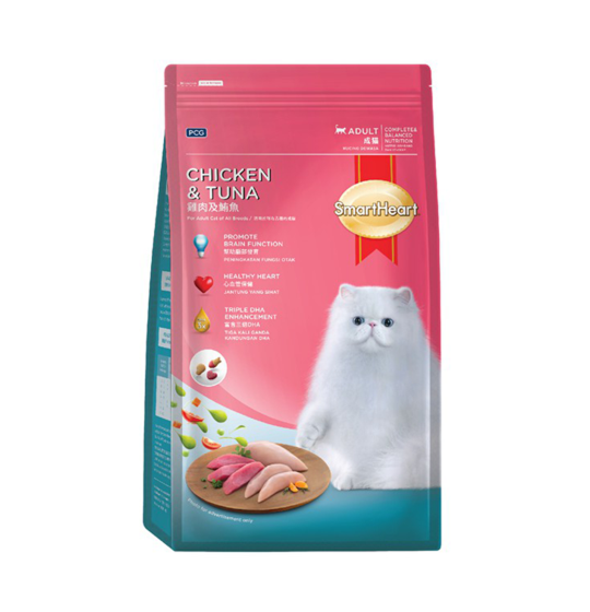 Smart Heart Adult Cat Food Chicken & Tuna